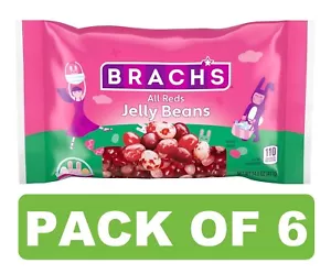 Brach's All Reds Jelly Beans Easter Springtime Candy 14.5oz LOT OF 6 - Picture 1 of 5