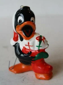 Figura Pato Lucas Warner Bros 1977 Adorno Cerámica Porcelana Pintada a Mano De Colección - Imagen 1 de 1