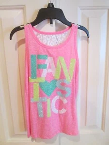 NWT Okie Dokie girls sleeveless top "Fantastic", Size 5 and 6 - Picture 1 of 3