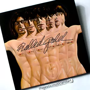 RARE ART COVER 1976 THE ROLLING STONES BOX SET VINYL 2 LP BRIAN JONES - Picture 1 of 6
