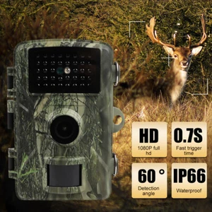1080P Trail Camera Night Vision Motion Detection Trap Camera Deer Game Trail - Picture 1 of 22