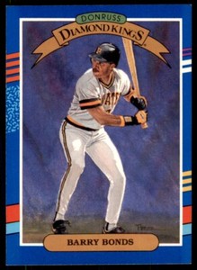 1991 Donruss Baseball Card Barry Bonds Baseball Cards #4