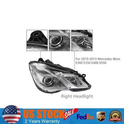 Faro delantero derecho pasajero mercedes-benz e300 e350 e400 e550 Foto 1 de 4