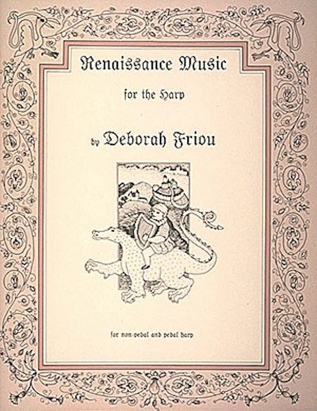 Renaissance Music for the Harp Classical Sheet Music 20 Popular Dances Airs Book - Image 1 of 1