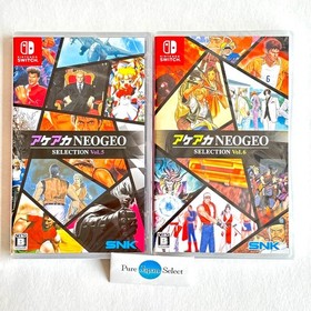 ACA NEOGEO Selection Vol. 5 & 6 SET Nintendo Switch Multi-Language NEW Japan
