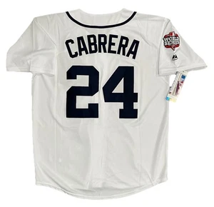 Miguel Cabrera 2012 Detroit Tigers World Series Home White Jersey Men's Large - Picture 1 of 3