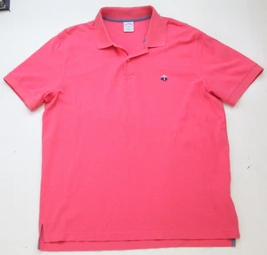 Brooks Brothers Pink Polo Shirt Short Sleeve XL Cotton Mans Slim Fit Top 1-360 - Picture 1 of 5