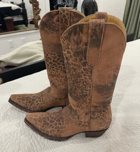 NEU OLD GRINGO DAMEN LEOPARDITO STIEFEL - SNIP TOE GRÖSSE 7 1/2 B - Bild 1 von 9