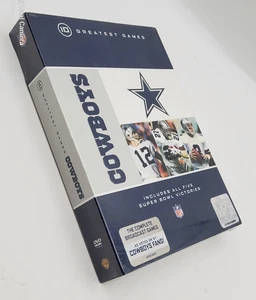 Dallas Cowboys 10 Greatest Games DVD Set Sealed NFL Super Bowl Wins History - Bild 1 von 5