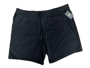 NEU Athletic Works Damen schwarz French Terry Bermuda Shorts Gr. 3XL (48-50) neu mit Etikett - Bild 1 von 3