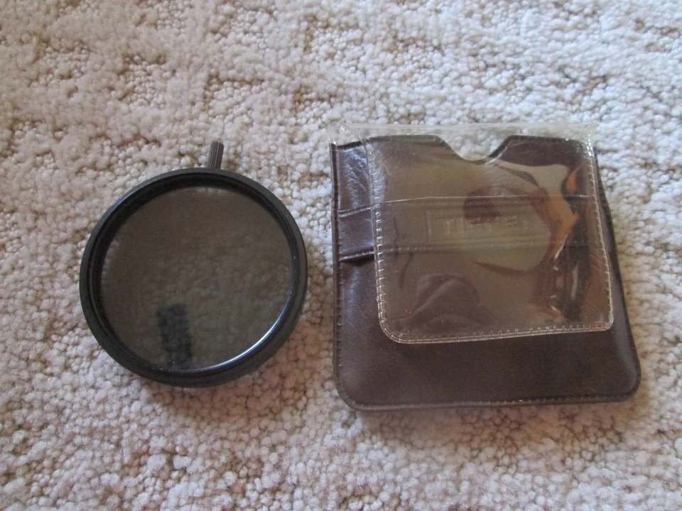 Tiffen SR-55mm Polarizer w/ Case  USA Made Vintage - Image 1 of 1