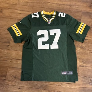 Nike On Field NFL Jersey Eddie Lacy #27 Green Bay Packers Sewn Green Size 52 - Picture 1 of 9