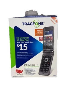 Tracfone Zte Cymbal T LTE ZTE Z353VL Flip Phone - Open Box New - Picture 1 of 1