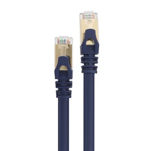 2x Cat8 40Gbps 2000Mhz Ethernet Cable RJ45 Network Cable LAN Patch Cord 1m FY - Afbeelding 1 van 10