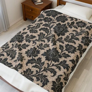 Gemütliche Blumen Samt Plüsch, Überwurf Decke, Dekor, Geschenk, gemütlicher Wohnzimmer Akzent - Bild 1 von 13