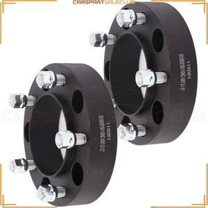 2 pcs 1.5" 5x150 14x1.5 Hubcentric Wheel Spacers For Toyota Sequoia Lexus LX570 - Picture 1 of 10