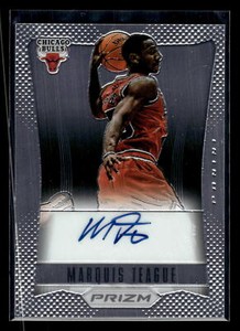 2012 Panini Prizm #91 Marquis Teague Rookie Autographs Chicago Bulls Mint+