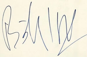 BILLY IDOL firmato autografo 4"x 6" CARTOLINA INDICE bianco matrimonio URLO RIBELLE 1989 - Foto 1 di 6