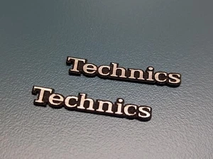 2 x Replacement Technics HIFi Badge - Brushed Silver - 3cm - Picture 1 of 1