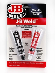 JB Weld 8265-S Original Steel Reinforced Epoxy - Strength 3965 PSI Dark Grey - Picture 1 of 5