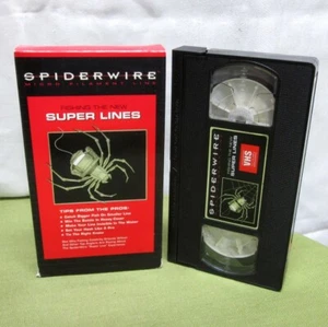 SPIDERWIRE Micro Filament Line VHS fishing Orlando Wilson invisible anglers 1994 - Picture 1 of 2