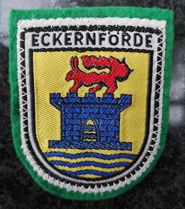 Aufnäher Eckernförde Rendsburg Wappen Stoff Rucksack Patch BRD Andenken - Bild 1 von 2