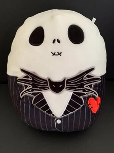Disney Squishmallows 8" Valentine's Day Jack Skellington 2023 Holiday Release - Picture 1 of 5