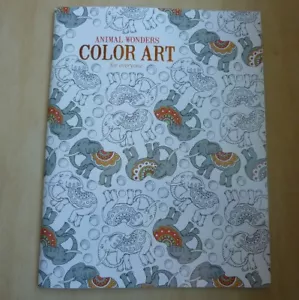 Leisure Arts Tierwunder Farbkunst für alle Erwachsene Malbuch # 6803 - Bild 1 von 7