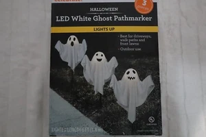 Halloween LED Bianco Ghost Pathmarker - Illumina 6 piedi di lunghezza - Foto 1 di 2