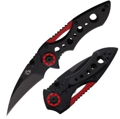 Mantis等腰框架折叠刀AUS-8钢刀片420 J2不锈钢手柄 — 第 1/3 张图片