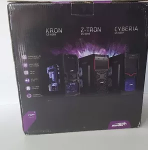 Sentey Pc Gaming Case-Kron Gs-6005-Stylist Gaming Series/Fan Cooler/Mesh - Picture 1 of 8