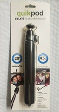 Digipower Quickpod Selfie Stick Action Adventure 20" Super Light 4.5 oz NEW