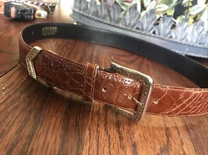 Made in Italy Brown Leather Women’s Belt M - Picture 1 of 4