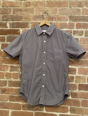 Band of Outsiders Men's Shirt, Sz Medium Mauve Oxford Cuffed Short Sleeve - Image 1 of 4