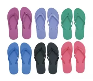 Wholesale Women's Flip Flops - Bright Colors - LOT OF 72 - BRAND NEW - Picture 1 of 3