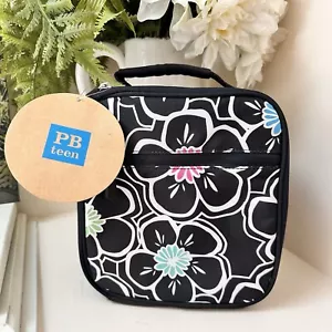Pottery Barn Teen Geometric Flower Print Classic Lunch Bag Box Expandable NWT - Picture 1 of 18
