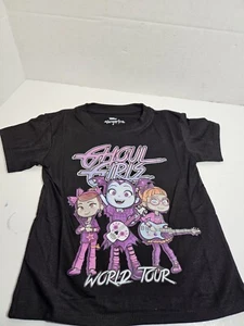 Girls2T Vampirina T Shirt Ghoul Girls World Tour Double Sided Tour Dates - Picture 1 of 3