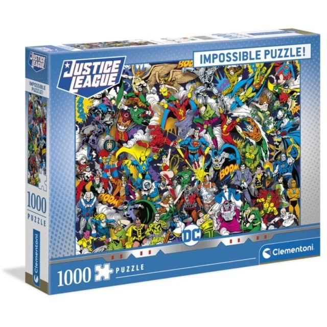 CLEMENTONI PUZZLE 1000 PEZZI IMPOSSIBLE JUSTICE LEAGUE 39599 - Immagine 1 di 1