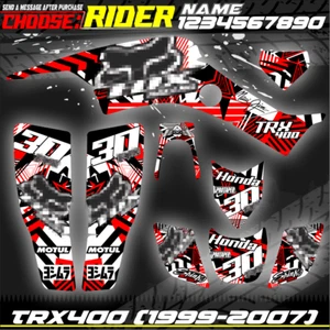 Compatible honda TRX400EX 400EX 1999-2007 Graphics Decals KIT Sticker 400 EX - Picture 1 of 2