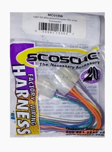 Scosche MC01RB | 1987-93 Mitsubishi/Chrysler Reverse Connector (Brand New!) - Picture 1 of 2