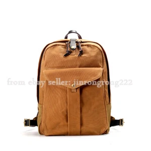 American Retro Waterproof Heavy Oil Wax Canvas 70370 Shoulder Backpack - Picture 1 of 24