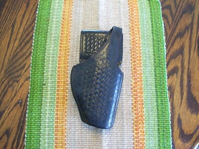 Bianchi 97A Grabber Leather Black BW Belt Duty Holster Sig Sauer P226 RH - Image 1 of 4