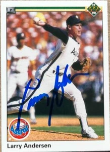 Larry Andersen Autographed 1990 Upper Deck #407 - Picture 1 of 1