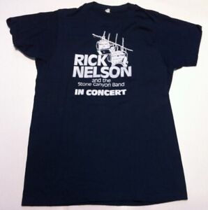 RICK NELSON 1970s Concert Tour Crew T-Shirt Vintage Original RICKY