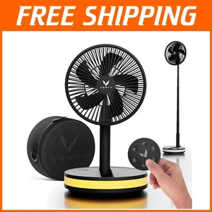 Compact Wireless Battery Fan with 4 Speeds & Carry Case - Ideal for Travel - Picture 1 of 11
