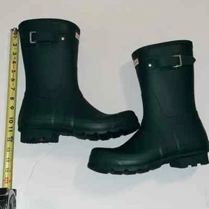 Hunter mens size 12 original short thicket green rain boots buckle NEW - Picture 1 of 8