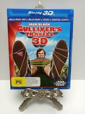 Blu Ray - Gulliver's Travels 3D : Jack Black - Region B - 3 Discs - Free Postage