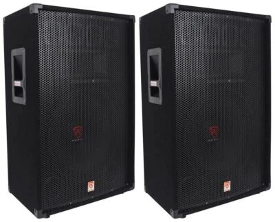 (2) Rockville RSG15 15” 3-Way 1500 Watt 8-Ohm Passive DJ/Pro Audio PA Speaker - Image 1 of 4
