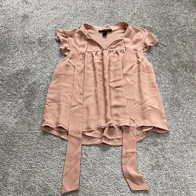 Blusa Camisa Forever 21 Mujer Pequeña Rosa Cortadas Correas Ligera Damas Top Foto 1 de 4