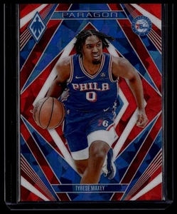 2023-24 Panini Phoenix #8 Tyrese Maxey Paragon Phoenix Red Ice - Foto 1 di 2